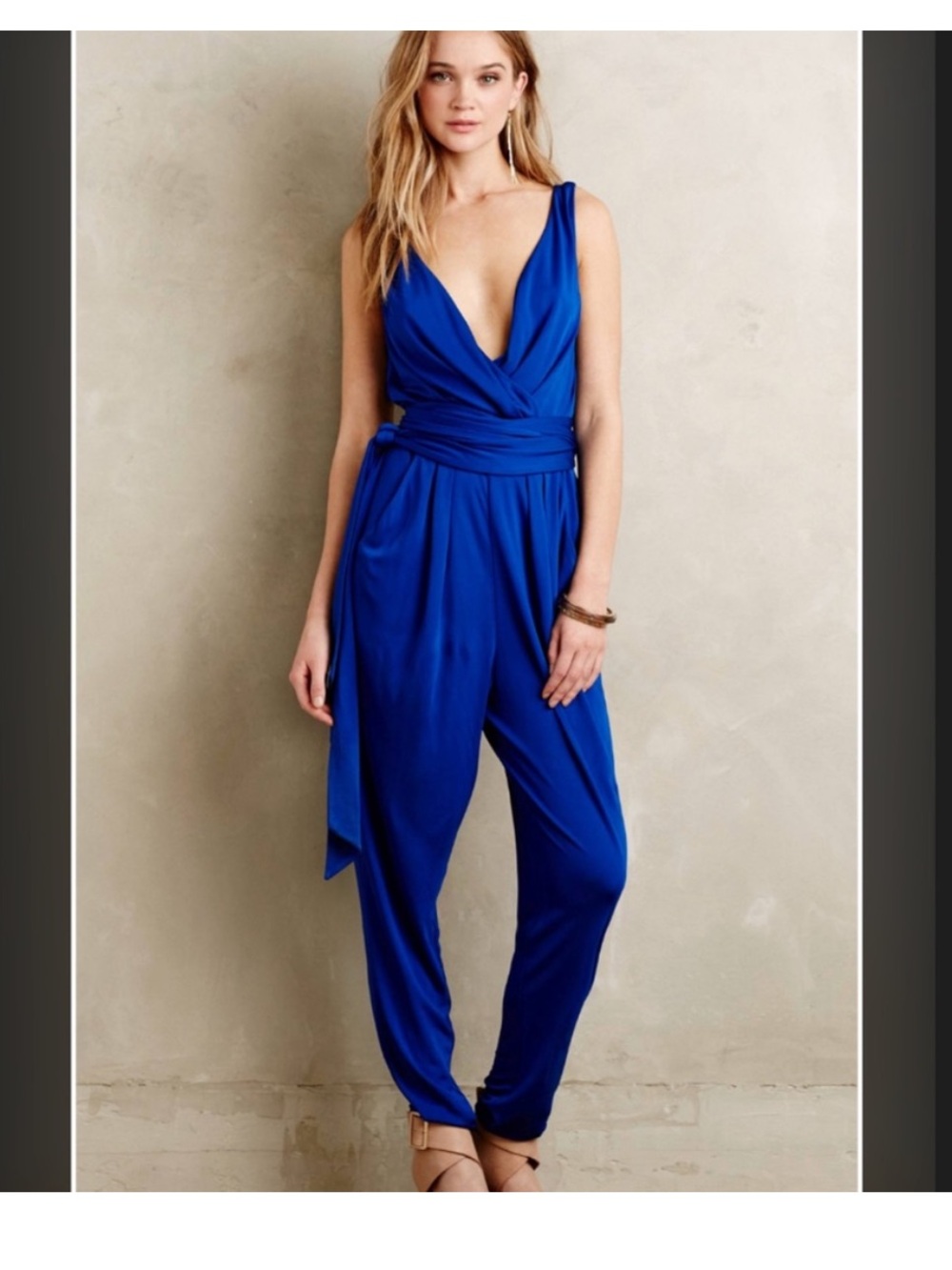 ANTHROPOLOGIE Elevenses Asherah Jumpsuit Medium